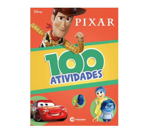 Livro 100 Atividades Desenhos Pixar Personagens Culturama 0