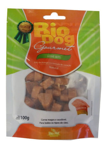 Petisco Gourmet Para Cães Love Bits Carne Bio Dog 100g 0