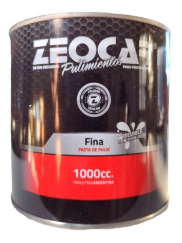 Zeocar Pasta De Pulir Fina 1kg Tecnopaint 0