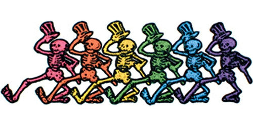 Aplicación Dancing Skeletons Patch Black Medium 0