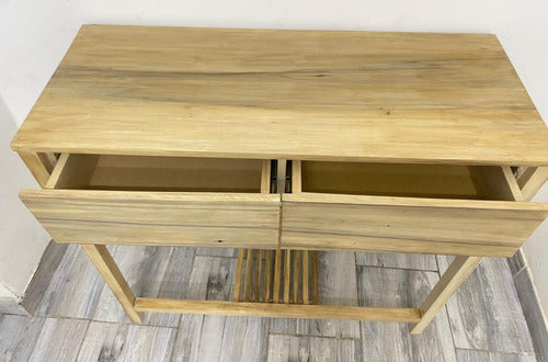 Alamedida Mueble Recibidor De Arrime Madera Alamo 1 Metro 1