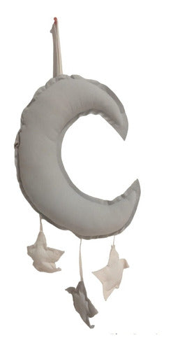 Rabbit Kids Decorative Hanging Moon or Cloud for Baby Room - Children's Piece 0