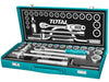 Total Industrial Metal Tool Box 24pcs 0