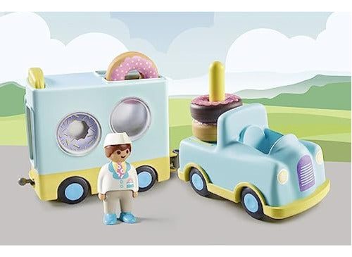 PLAYMOBIL 1.2.3: Crazy Donut Truck with Stacking Function 2