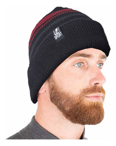 Sport Wool Hat with Fleece Lining - The Best for Cold Weather 0