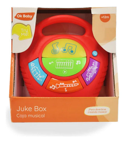 Caja Musical Luz Sonido Juke Box Ok Baby Ploppy 497181 0