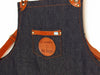 Unisex Jean and Leather Apron for Bar Chef Catering Events 7