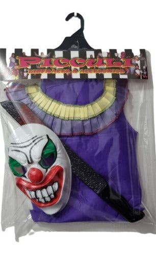 Killer Clown Costume Set with Accessories - Halloween 3