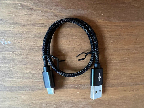 Cable Corto De Carga Y Datos Usb C Ausb Para Android 1