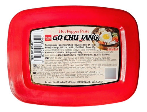 Wang Globalnet Pasta De Chile Picante Gochujang 170 Grs. - Origen Corea 0