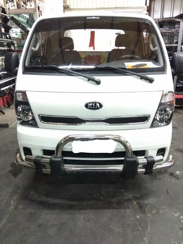 Defensa Kia Bongo Acero Inox 4