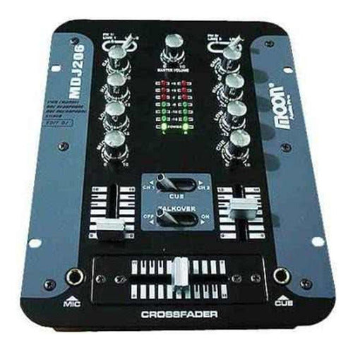 Mixer Consola Para Dj Moon Mdj206 2 Ch  Cue 0