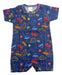 Short Sleeve Baby Bodysuit with Car Print Cotton 0
