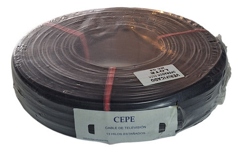 Cable Tv 300 Ohms Chato Estañado Rollo X 20 Mts 1