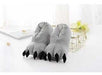 Gray Koahla Slippers with Claws 0