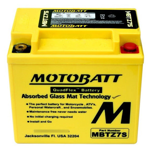 Motobatt Bateria Motobatt Quadflex Yamaha Yfz 450 Cc 1