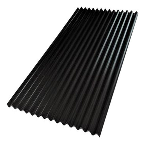 Black C25 1,086 X 3 M Corrugated Steel Sheet 0