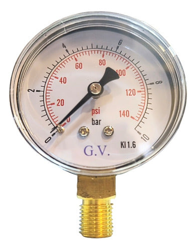 Fracel Manómetro Escala 0 A 10 Bar - Conexión Radial 1/4 2