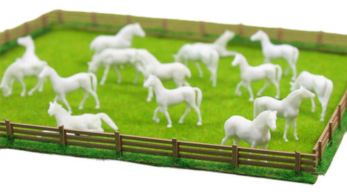 An8702bcn 100 Piezas 1: 87 Sin Pintar Blanco Granja Animales 0