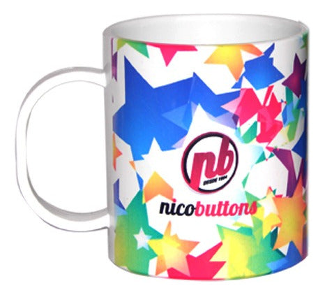 Nicobuttons Sublimable White Polymer Mugs X12 2