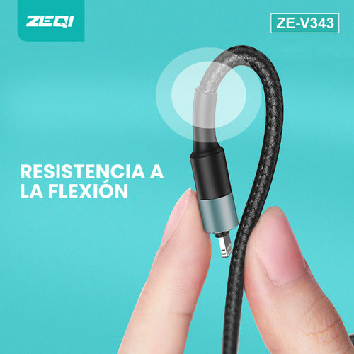 Zeqi Cable De Datos (USB - USB-C) 1.8m 2