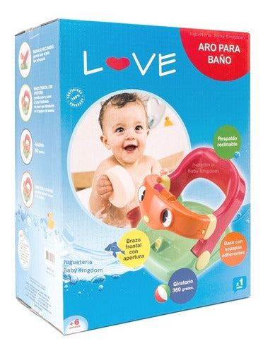 Love Baby Bath Seat Booster for Pool Bathtub 0