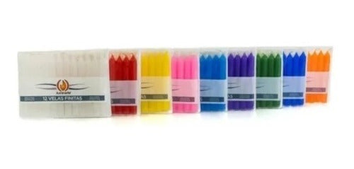 Iluminarte Pack X7 Short Fine Candles - 84 Candles in Total 1