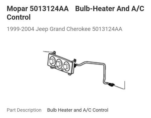 Lampara Luz Comandos A/c Jeep Grand Cherokee 99-04 Mopar 7