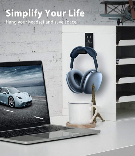 APPHOME Headphone Stand | Wall Mount | Black 1