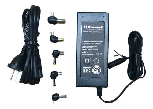 Pronext Switching Power Supply 18.5V 3500mA Interchangeable Pin 60W 0