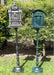Alpha Aluminum Dove Mailbox with Stand and Epoxy Paint 4