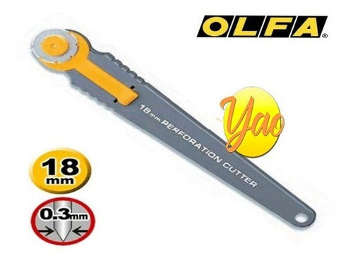 Olfa PRC-2 Rotary Cutter for Die-Cutting with 18mm Diameter Blade 0