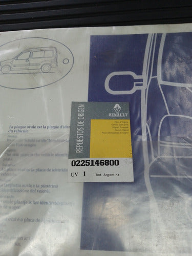 Renault Kangoo Original Parts Catalogue for 1280 1