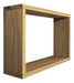 Sajo Modern Hanging Frame Shelf 38x25 Solid Wood 2