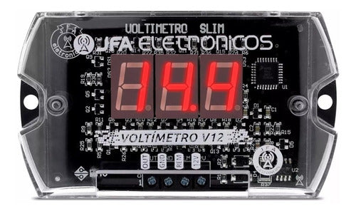 Combo Voltimetro V12 Slim Ver + Jfa K1200 Controle Distancia 3