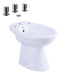 Roca Capea Italian Bidet Combo with 3-Hole Faucet 0