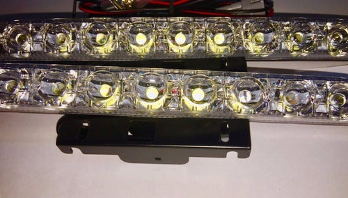 SSP Molduras & Accesorios Faro Led Kit Luces Auxiliares Drl Led Cree Diurna X2 9w 3