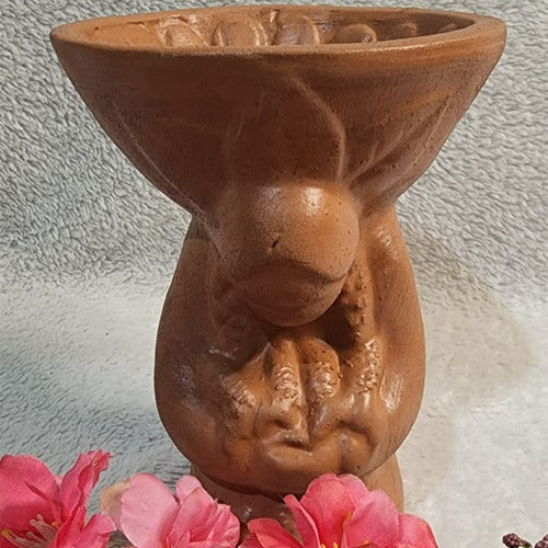 Sagrada Madre Copalera Madre Tierra Terracotta Incense Burner 4