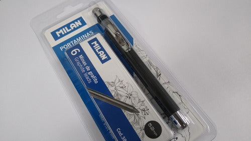 Milan Touch 5.2 Mechanical Pencil + Replacement Graphite Refills 3