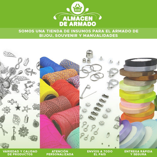 Almacen de Armado 10 Rollos Cinta De Raso Bebe 2cm X 25 Yardas Colores 4