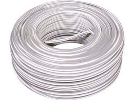 Cable Gemelo Blanco 2x2 Mm - Rollo De 100 Metros - Deltero 0