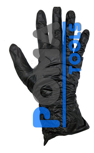 Disposable Nitrile Glove Box X 100 Units Black Size L 3