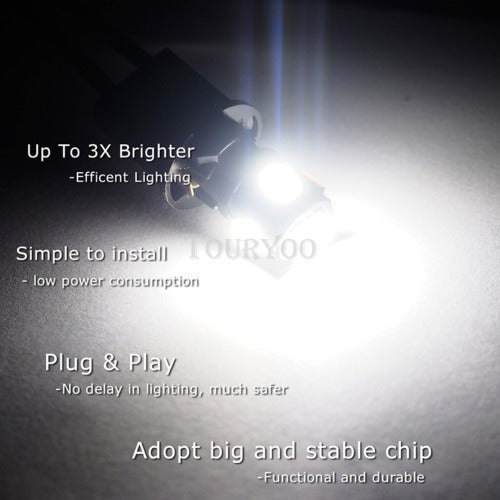 High Power 10 X SMD LED 6000K W5W T10 921 194 Interior Lights 1