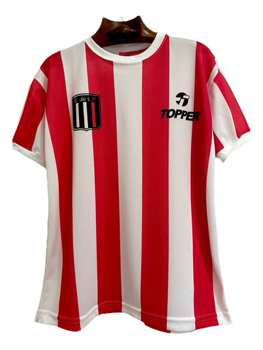 Estudiantes Champion 1982-1983 Retro Home Shirt 3