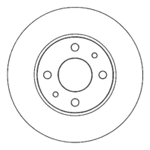 Fiat Cinquecento Front Brake Disc 240mm 91-97 0