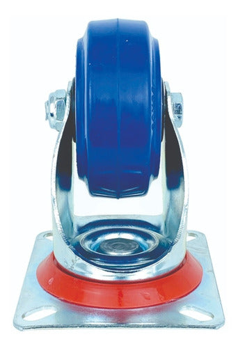 FMT Swivel Caster Wheel with Brake, Nylon and Polyurethane 125x38 180kg 0