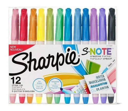 Sharpie Snote Highlighters X 12 0