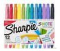 Sharpie Snote Highlighters X 12 0