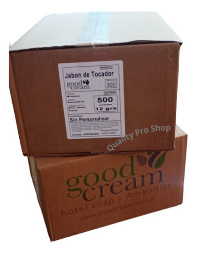 Jabon Hotelero Good Cream Flow Pack 12 Gramos X 500 Unidades 5