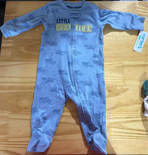 Carters 3-6 Months Double Zipper Pajama 4